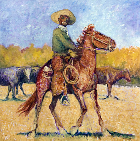 Dusty Work Santiago Perez - Paintings of the West