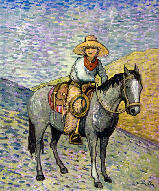 In the Draw Santiago Perez - Paintings of the West
