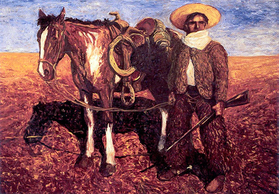 The Outrider Santiago Perez - Paintings of the West